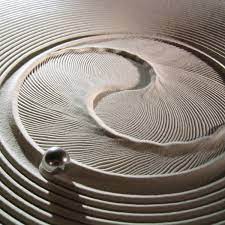 3ft Hard Wood Coffee Table Warm White Lights In 2021 Sand Drawing Art Table Kinetic Art