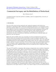 Surrogacy definition, the state of being a surrogate or surrogate mother. Pdf Commercial Surrogacy And The Redefinition Of Motherhood
