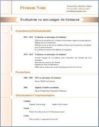 Exemple D Un Cv Fichier Word Modele Cv Telecharger Cv Exemple Cv