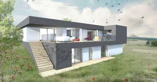 Modele De Maison Terrain En Pente Plan Maison Contemporaine Plan Maison Modele Maison