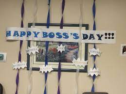Boss day decoration in boss's office room. Simple Decor For Boss S Day Happy Boss S Day Door Decorations Classroom Door Decorations