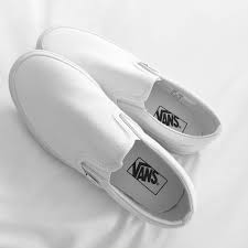 Black And White Slip Ons Vans 50 00 Vans White Slip On Size 7 White Slip On Vans Girls Shoes Women Shoes