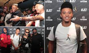 According to the leaks, jadon sancho is one player that has received a major upgrade in fifa 20. Jadon Sancho Celebrates Making Fifa 20 Cover By Hosting His Own Star Studded Launch Party Daily Mail Online