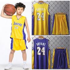 Gear up for your next la game with official los angeles lakers apparel including lakers jerseys, playoff tees and more lakers 2021 playoffs gear. Nba L A Lakers Jersey 24 Kobe Bryant Jersey Kids Tops Shorts Jersey Set Children Basketball Uniform Shopee Philippines