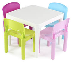 plastic table 4 chairs set girl pastel chair plastic tables table and chair sets