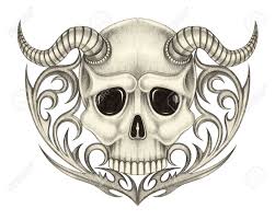 Nous aussi nous sommes sélection de tête de mort dessin pas cher ou en promo vu sur ebay passionnés par les designs qui. Diable De Tatouage De Crane Art Tete Conception Crane Diable Melange Graphique Tribal Dessin Au Crayon Tatouage A La Main Sur Papier Banque D Images Et Photos Libres De Droits Image 66676954