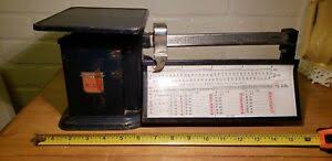 Details About Vintage Triner Airmail Accuracy Scale With Postage Rate Chart 1951