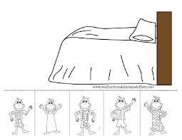 At 5 Little Monkeys Coloring Page Five Little Monkeys 5 Little Monkeys Monkey Jump