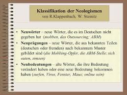 Thema 3 Der Deutsche Wortschatz In Dynamik Teil 1 Das Neue Wortgut In Der Deutschen Gegenwartssprache Ppt Herunterladen