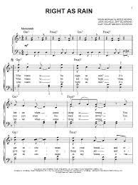 Adele Right As Rain Sheet Music And Printable Pdf Music Notes Sheet Music Notes Sheet Music Piano Music Notes