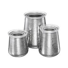 Keep your foods fresh in this set of stainless steel canisters. Stainless Steel Kitchen Canister Set Set Of 3 In Plastic Food Containers