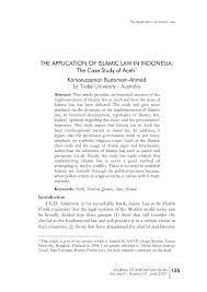 Sampai dengan periode modern sekarang ini, pondok pesantren tetap mampu menunjukkan vitalitasnya sebagai kekuatan sosial, kultural dan keagamaan yang turut membentuk bangunan dari. Pdf The Application Of Islamic Law In Indonesia The Case Study Of Aceh