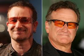 Bono + Robin Williams