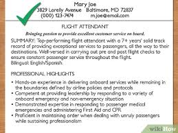 write a cv for a cabin crew position
