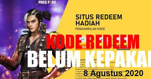 They can try different type code. Kode Redeem Ff 8 Agustus 2020 Kuy Ambil Dong Area Tekno