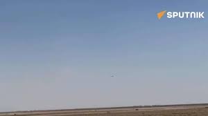 جنگنده سوخو-57 روسیه از آسمان العلمین خداحافظی کرد