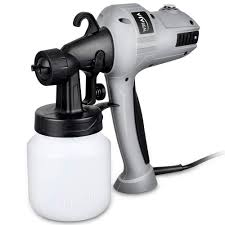 He shows how to a. Electric Paint Sprayer Paint Spray Gun 400w Spray Paint Gun With 3 Spray Patterns Adjustable Valve Knob Flow Control And 800ml Container For Home Diy Painting Buy Online In Bahamas At