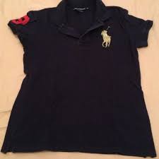 Black And Gold Ralph Lauren Polo Shirt Ralph Lauren Golf Polo Shirt Gold Horse And Red Number 3 On The Sleeve Ralph Lauren Tops With Images Golf Polo Shirts Ralph Lauren Ralph Lauren Tops