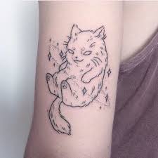 Space Cat Brightpinktimbs Cute Tattoos Tattoos Trendy Tattoos