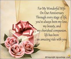  happy anniversary to the best wife in the world! Marriage Anniversary Wishes And Messages Dgreetings Com