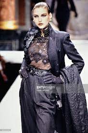 Collection with 244 high quality pics. Nadja Auermann Walks The Runway At The Dior Haute Couture Fall Winter 1993 1994 Fashion Show During The Paris Fa Dior Haute Couture Fashion 80s And 90s Fashion