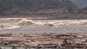 The congo river is an extremely powerful river; Congo Rapids Congo River Kinshasa Youtube