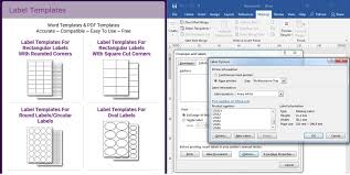 Template Definitions Archives Label Planet Templates Blog Within Microsoft Word Sticker Label Templa In 2020 Label Templates Address Label Template Business Template