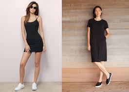 Stretchy jersey jumpsuits are great as they wrinkle very little & offer unparalleled comfort. What Shoe Color Goes Best With A Black Dress Quora