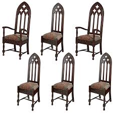 Design Toscano Viollet Le Duc Gothic Cathedral Dining Chairs Set Gothic Furniture Dining Chair Set Gothic Chair