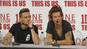 With liam payne, harry styles, zayn malik, niall horan. One Direction This Is Us Press Conference Part 2 Youtube