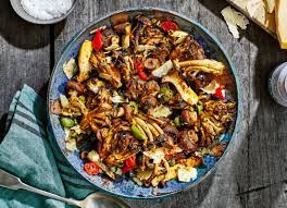 Grilled Mushroom Antipasto Salad Bon Appetit Recipe Antipasto Salad Grilled Mushrooms Antipasto Salad Recipe