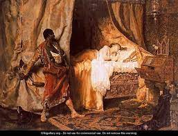 A história gira em torno. Otelo Y Desdemona Antonio Munoz Degrain Pre Raphaelite Paintings Art Art Masters