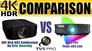 dla nx7 vs theo z65 4k hdr projector comparison w kris deering