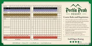 Mscorecard™ is the ultimate golf scorecard, statistics and gps software. Peek N Peak Resort Upper Course Profile Golf Canada