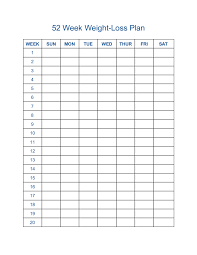 2019 Weight Loss Chart Fillable Printable Pdf Forms