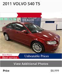 2011 Volvo S40 T5, 87k miles. Asking $9k. No accidents, no major ...