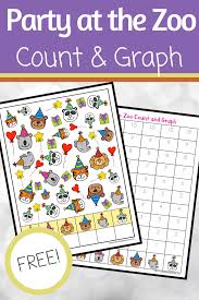 Zoo Animals Count And Graph In 2020 Counting Activities Kindergarten Preschool Learning Activities Math Activities Preschool