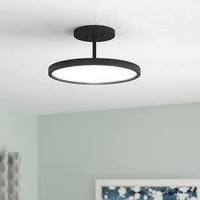 Lights semi flush mount ceiling light contemporary sputnik chandelier lighting farmhouse kitchen light fixtures for dining room living room bedroom foyer. Orren Ellis Zabel 1 Light 15 Simple Circle Led Semi Flush Mount Reviews Wayfair