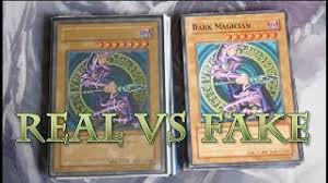 Fake cards may also be printed on paper that is shiny or feels like wax. Yugioh Real Cards Vs Fake Cards Youtube