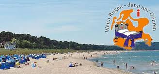 Nordstrand Blick Richtung Baabe Ostsee Urlaub Insel Rugen Ostsee