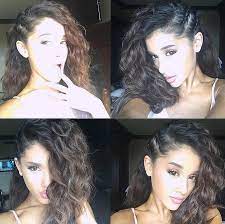 Ariana Shows Off The Most Gorgeous Naturally Curly Hair In A Selfie Ariana Grande Real Hair Ariana Grande Hair Ariana Grande Curly Hair