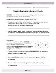 Ionic bonds covalent bond gizmo answer key pdf complete. Download Student Exploration Covalent Bonds Ak Vol 0 1 Google Platform Manual Pdf Free 13th