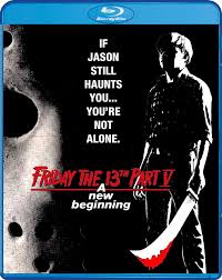 Friday The 13th Part V A New Beginning Blu Ray Scream Factory Cover Artwork New Beginnings Cover