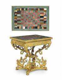 A Louis Philippe Ormolu Specimen Marble And Hard Stone Centre Table Antique Table Beautiful Furniture Center Table