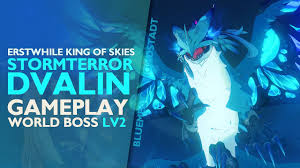 Stormterror Dvalin World Boss Gameplay Coop Not Available Genshin Youtube