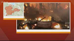 The tuesday morning report from the forest service fire managers put dixie's area at 253,052 acres (395 square miles) with 35% containment. Dixie Fire Evacuations Maps Updates Abc10 Com