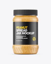 Download Peanut Spread Jar Mockup In Jar Mockups On Yellow Images Object Mockups PSD Mockup Templates