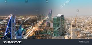 Saudi Arabia Riyadh Landscape Between Day And Night Riyadh Tower Kingdom Centre Kingdom Tower Riyadh Skyline Burj Al Mamla In 2020 Skyline Landscape Stock Photos