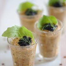 Mousse De Caviar D Aubergine Et œufs De Lump Recettes Recipe Eggplant Caviar Lumpfish Caviar Eggplant