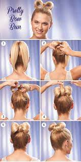 Diy Pretty Bow Bun Pictures Photos And Images For Facebook Tumblr Pinterest And Twitter Beauty Diy Hair Hair Tutorial Bow Bun